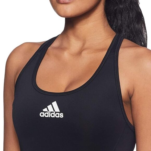 Adidas Women's Black Sports Bra - Picture 4 of 4